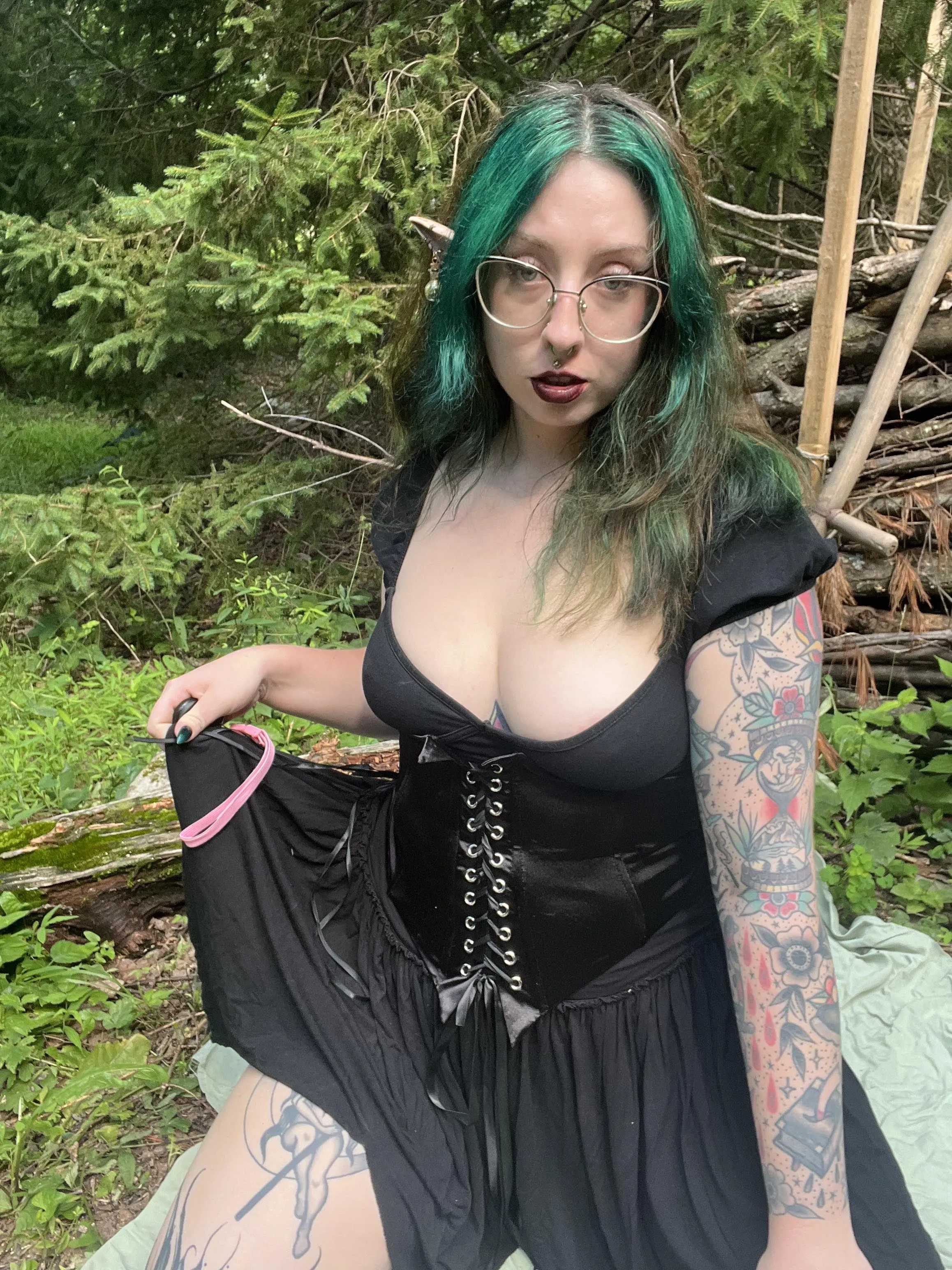 Your gothic elf loves the outdoors