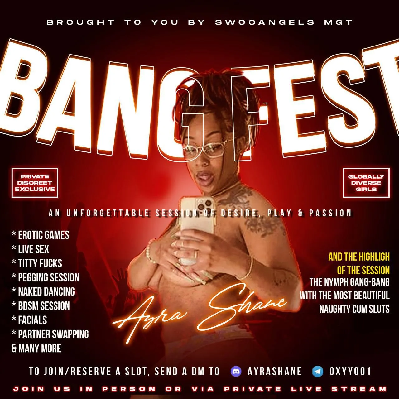 BANGFEST  TONIGHT      In person or live stream lock-in for the biggest of its kind