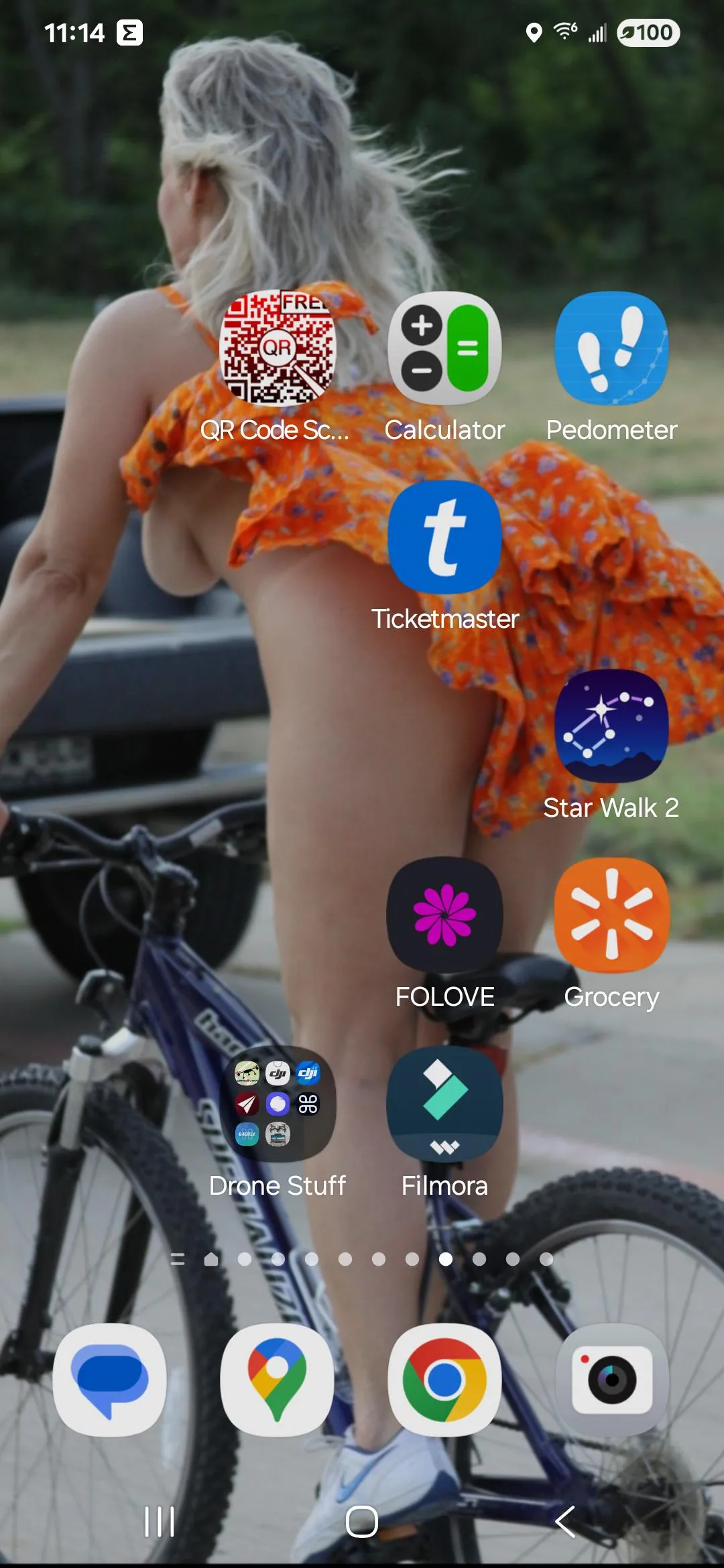 Co worker saw my phone screen.