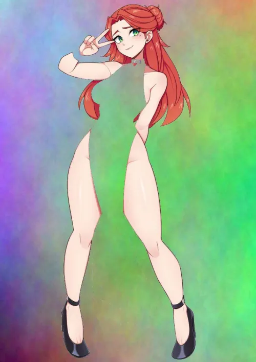 don't you just love her dress.... oh wait, you hentai betas can't see it, can you?