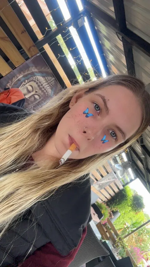 Just enjoying a nice cigarette 😌😈