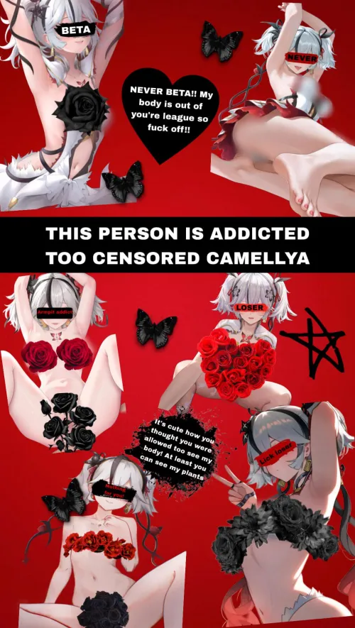 Last one for today!! Camellya has you in her grasp and you love it. as always let me know what characters you want too see next. 😊