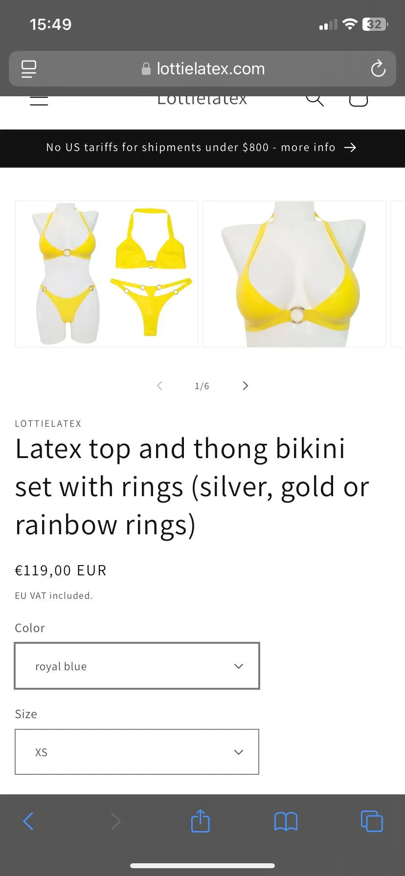 Latex and metal material