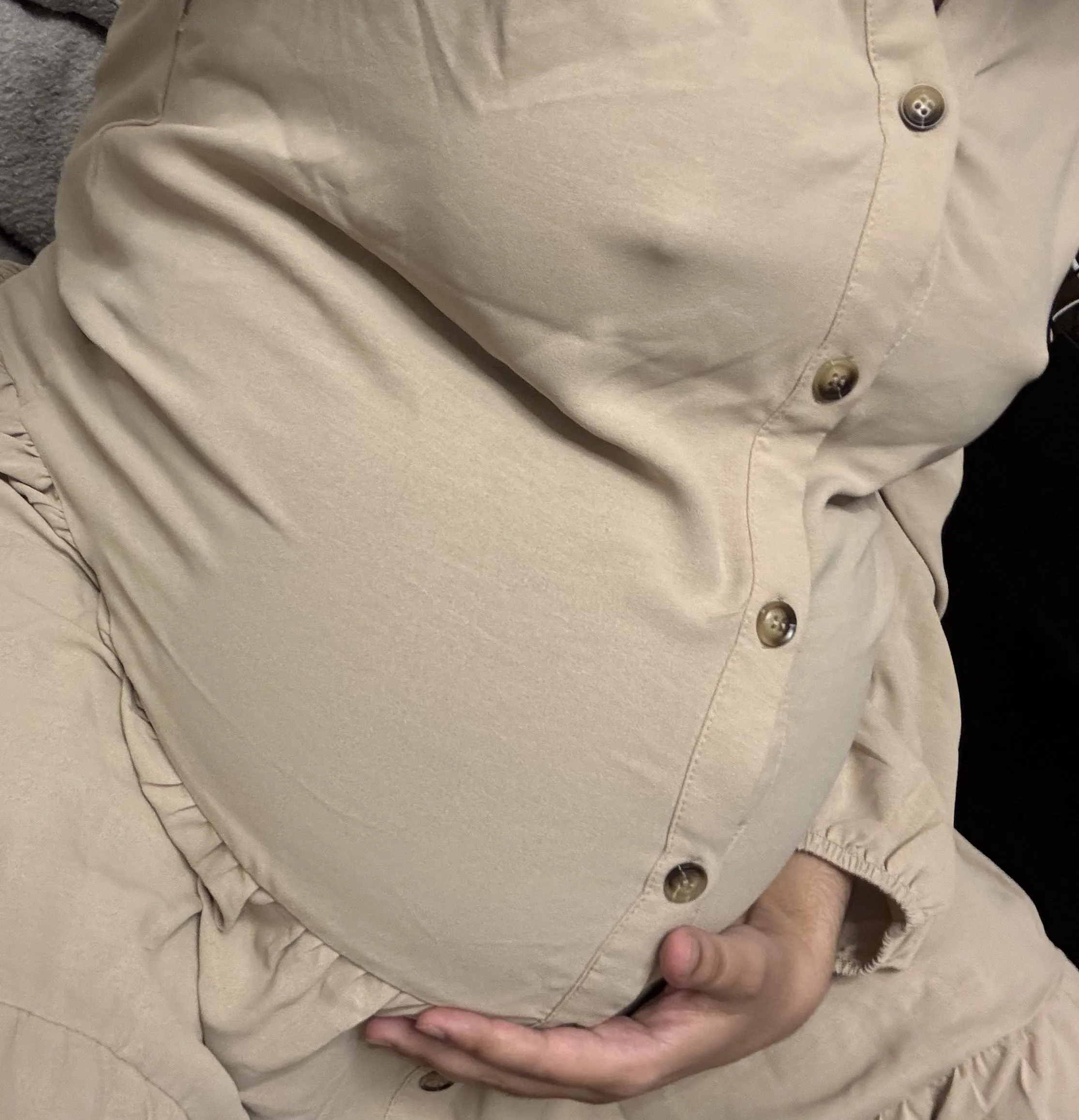 ‏My belly last night