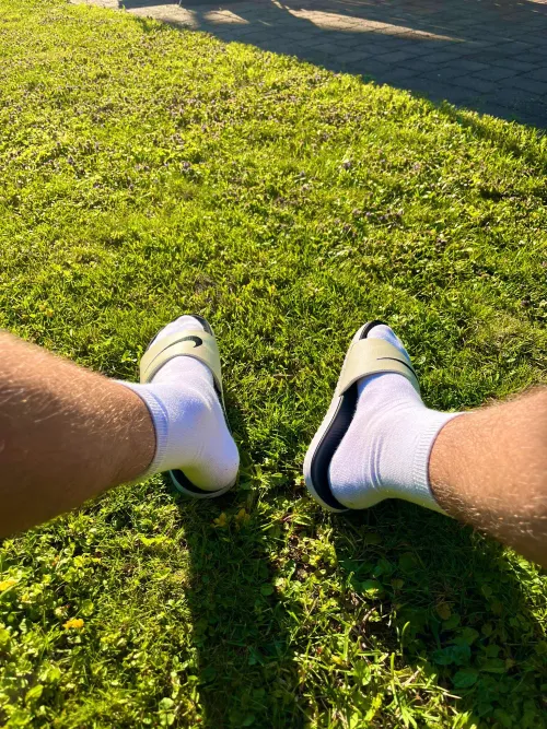 Relaxing on the Grass