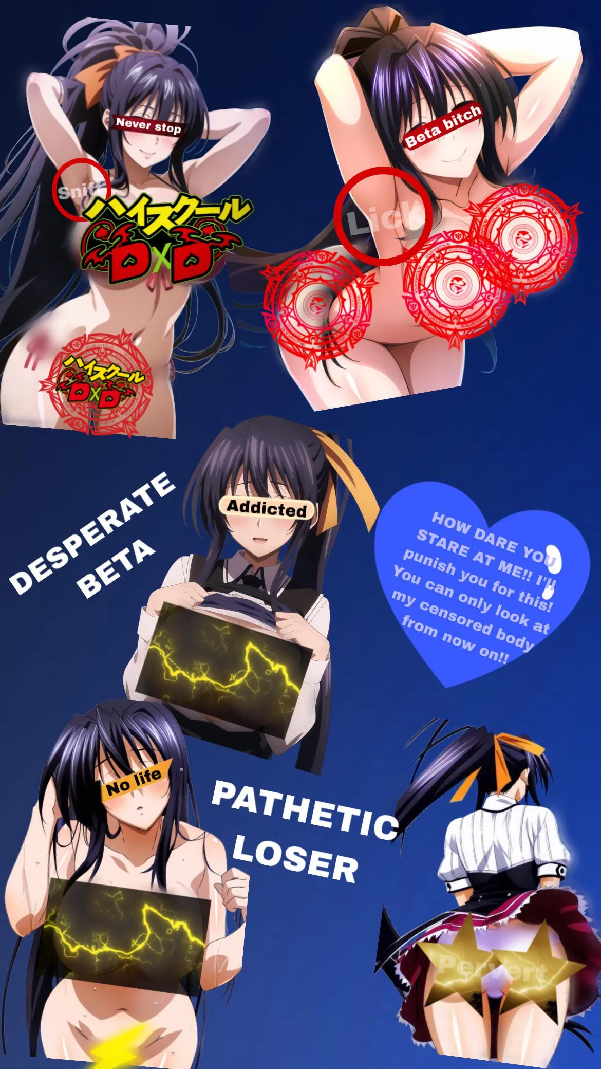 Staring at Akeno Himijima? How dare you! This should teach you a lesson! Enjoy another wallpaper. As always let me know who you wanna see next 🙃