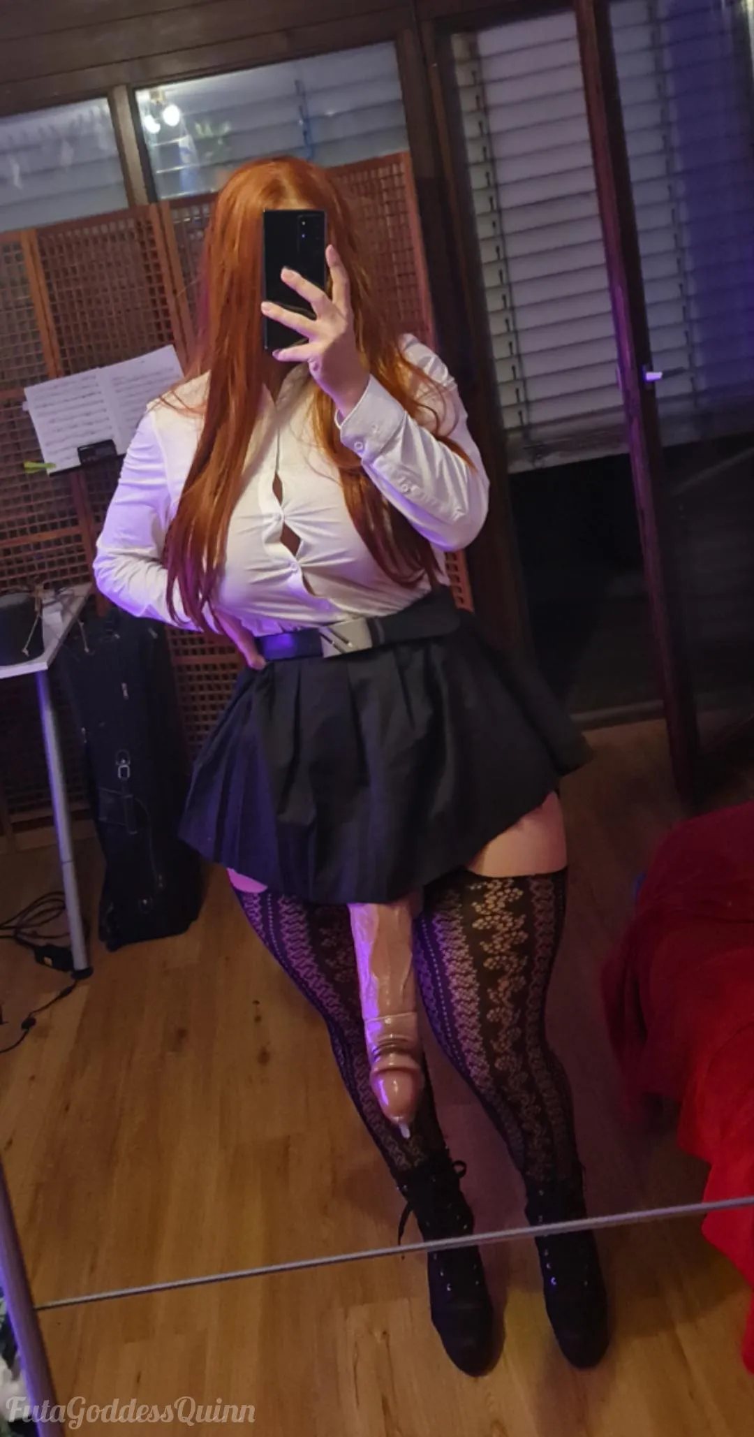 Worship my massive fat futa cock~