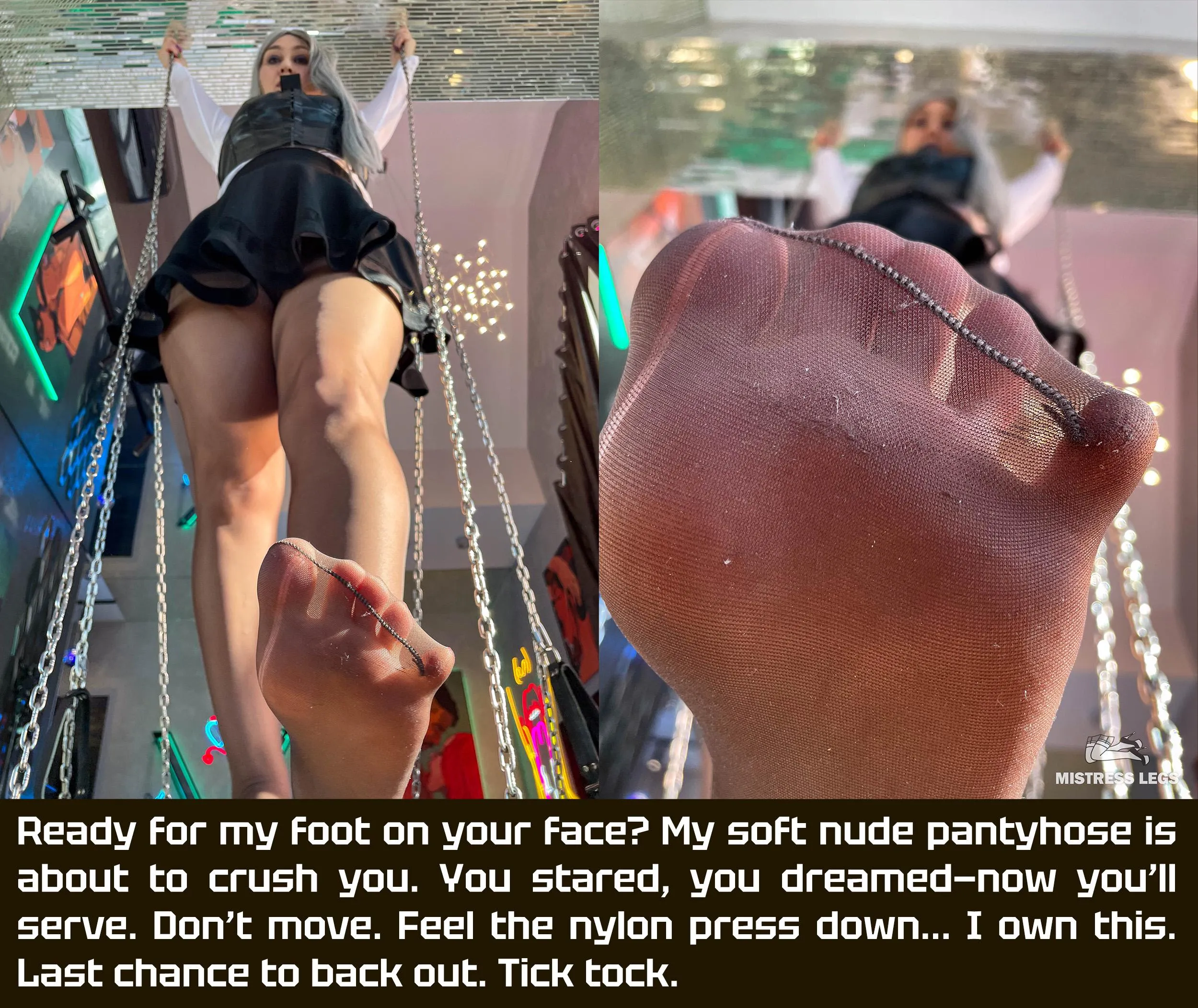 Your face is my footstool