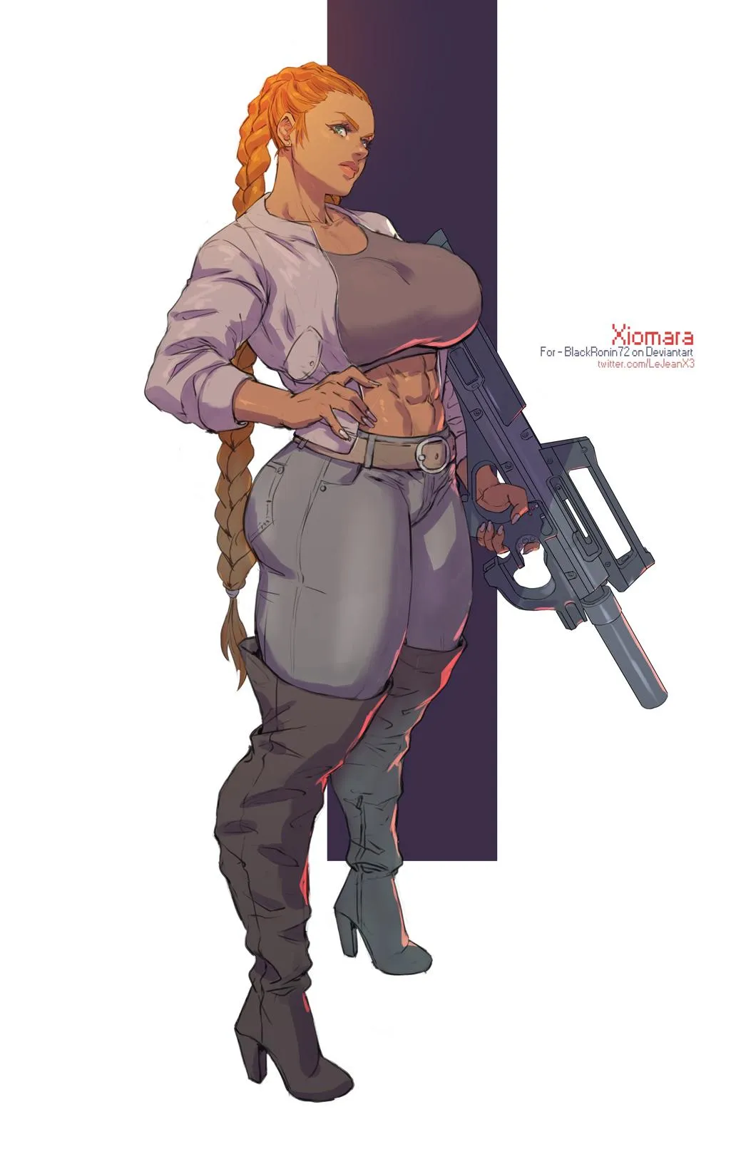 BlackRonin72 Xiomara [@LeJeanX3]