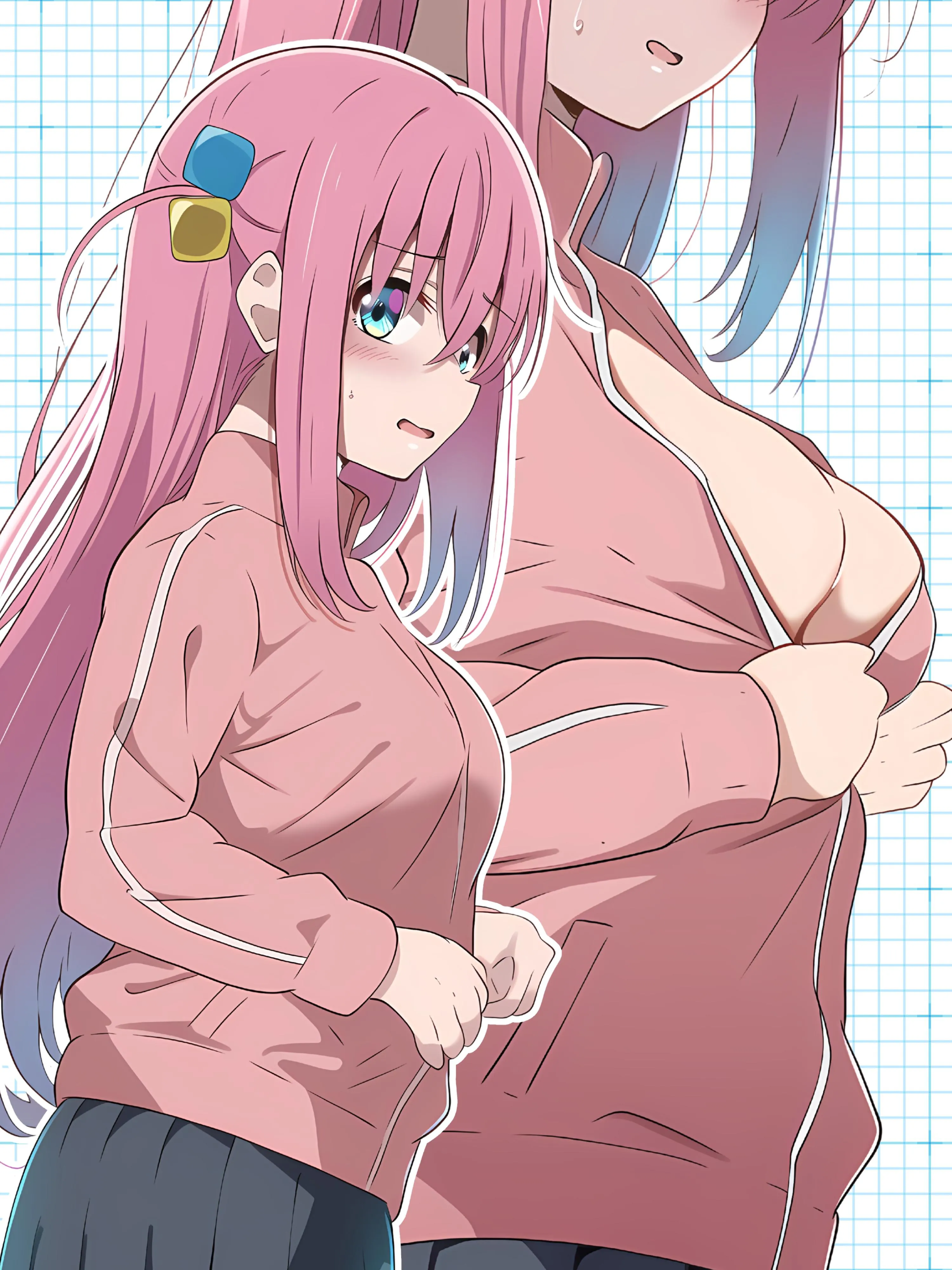 Bocchi Teasing Her Big Tits