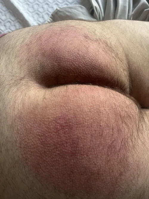 Daddy warmed my cheeks tonight