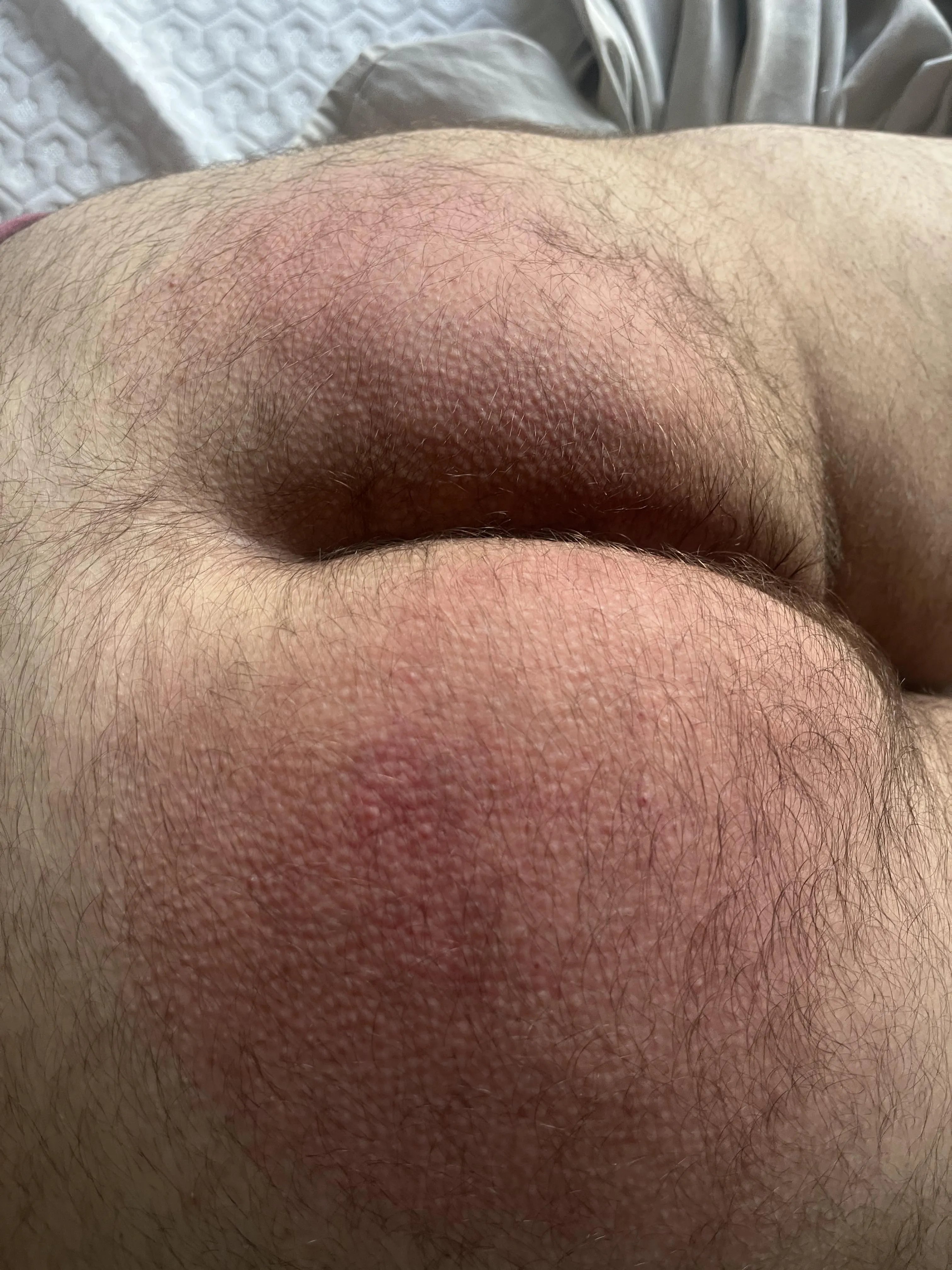 Daddy warmed my cheeks tonight