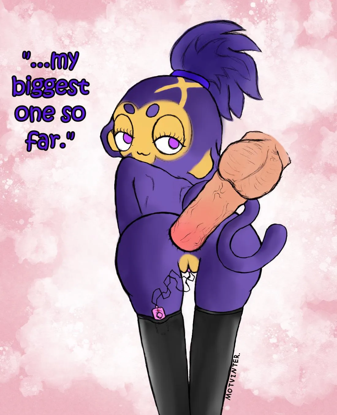 Ezili with her biggest one yet  ~ BTD6 fanart ~ [MF] (motvinter)