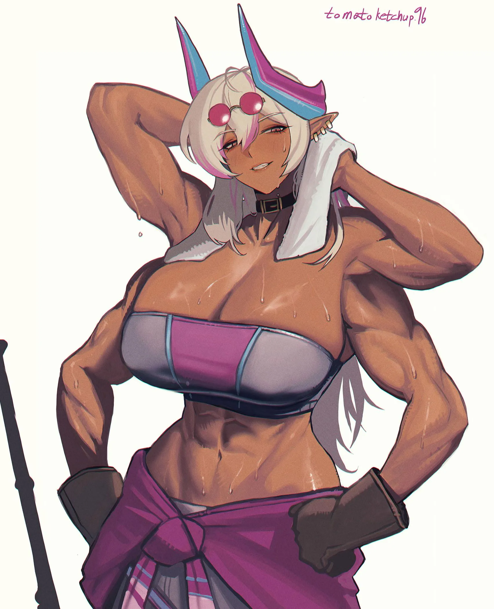 Four-armed Farrah [tomato ketchup]