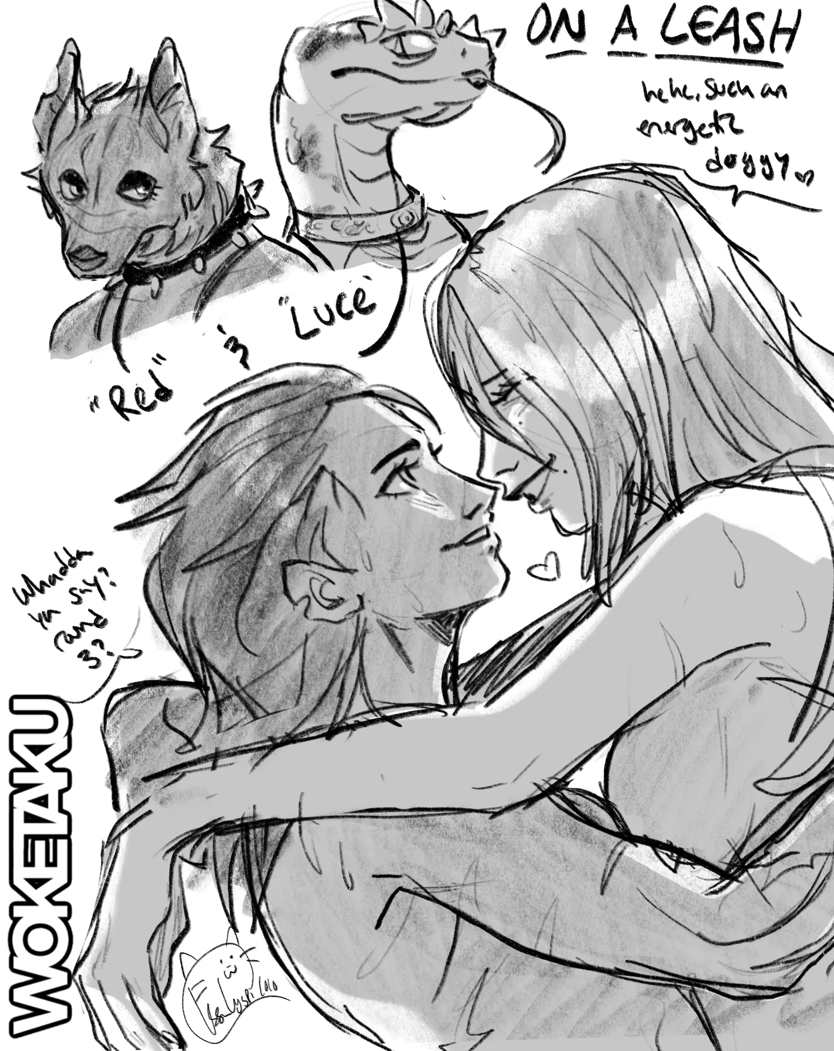 [On a Leash] fanart (woketaku)