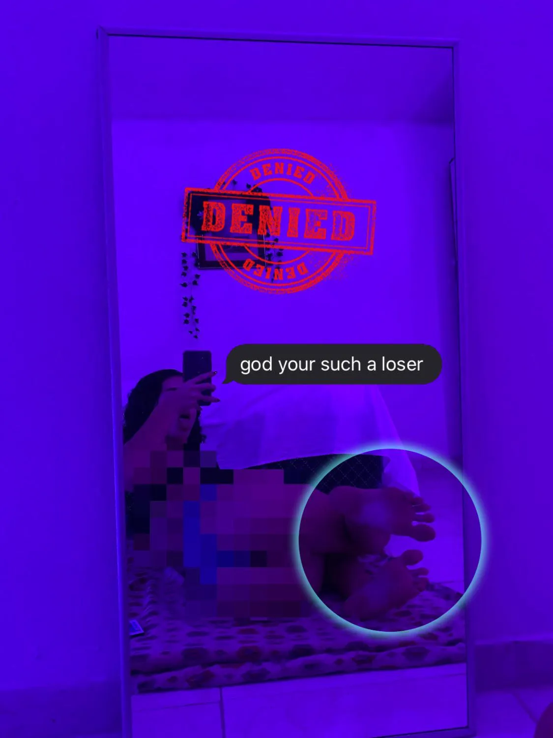 open your mouth. good pets don’t talk, they obey💋💋💋