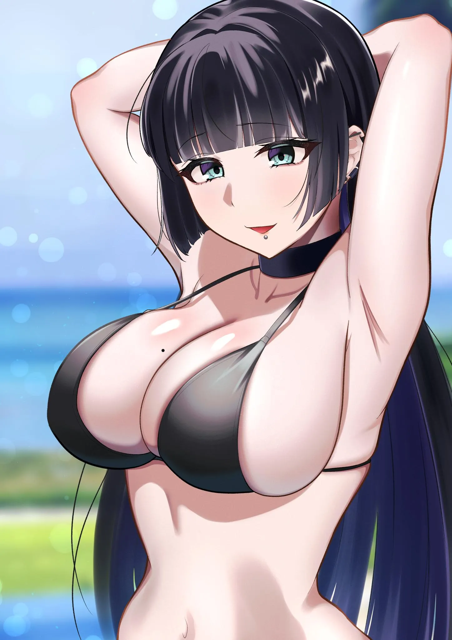 PA-San Showing Off Her Beach Body