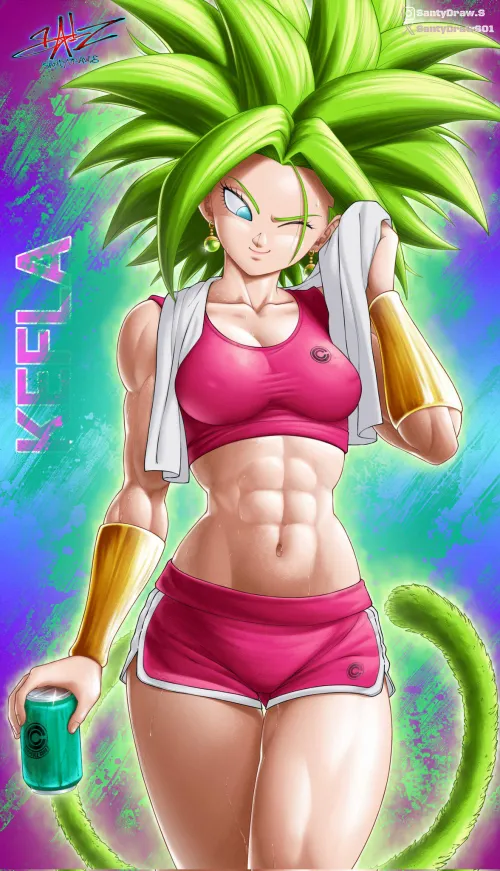 Post-Workout Kefla [Dragon Ball]
