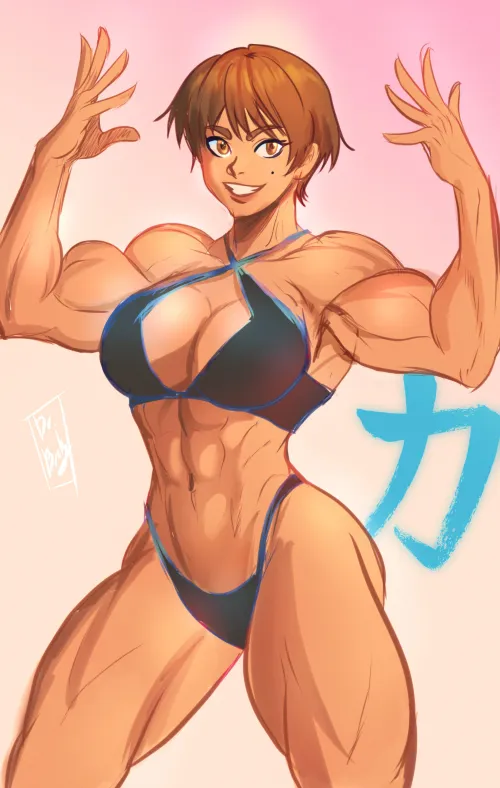 Smiles and biceps [@Dr_Broly]