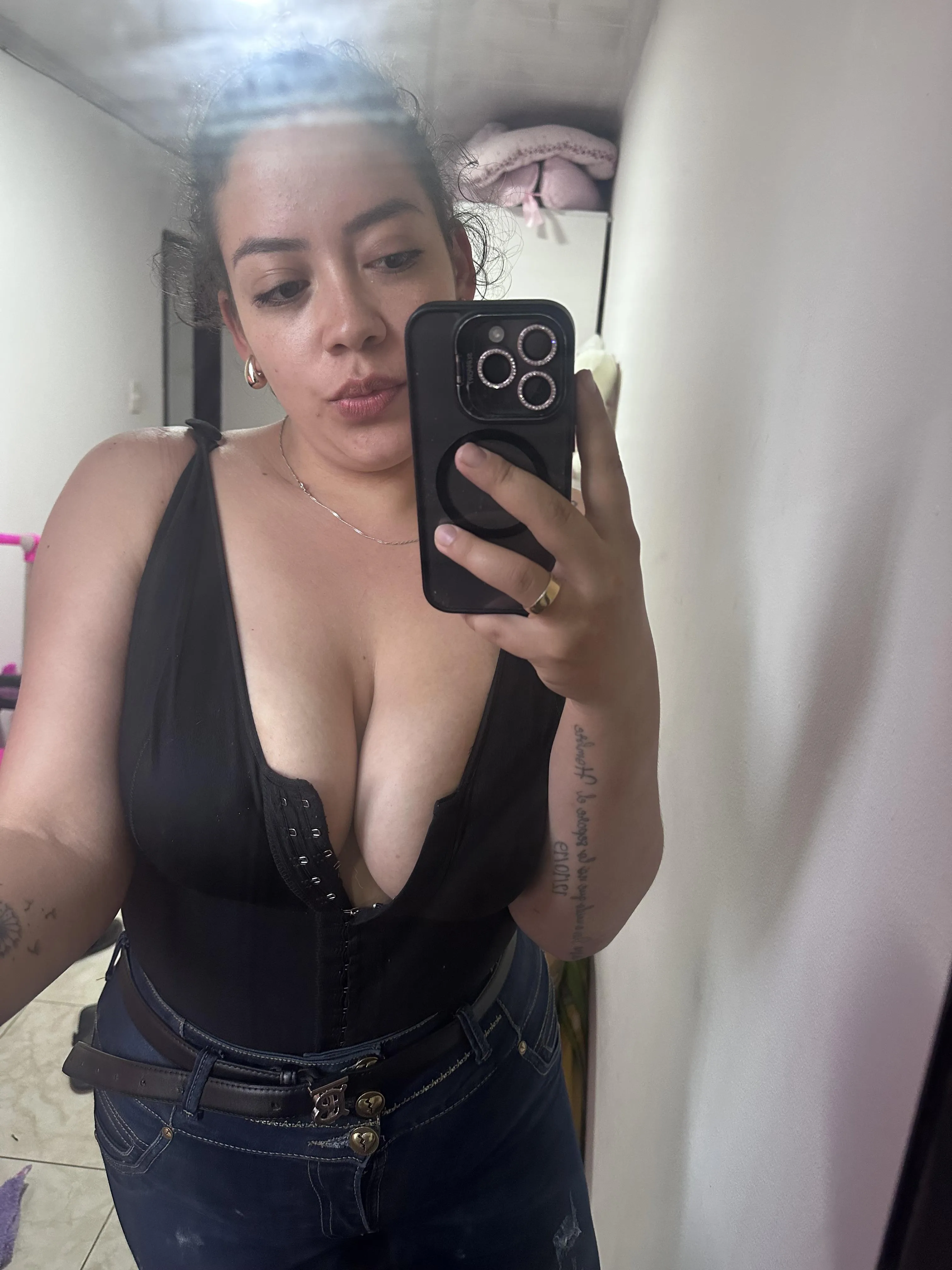 wearing tight jeans today