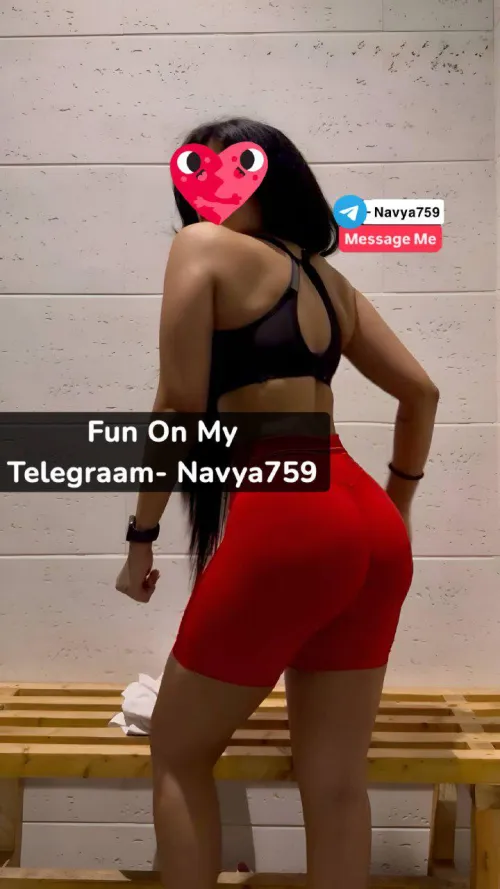 All this gym work… And Available for late-night cardio ... (f)