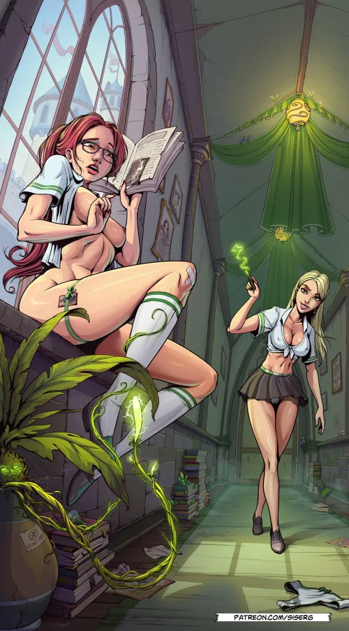 Daphne Greengrass's Flower Powers (Innocent Witches) (Artist: Scerg)