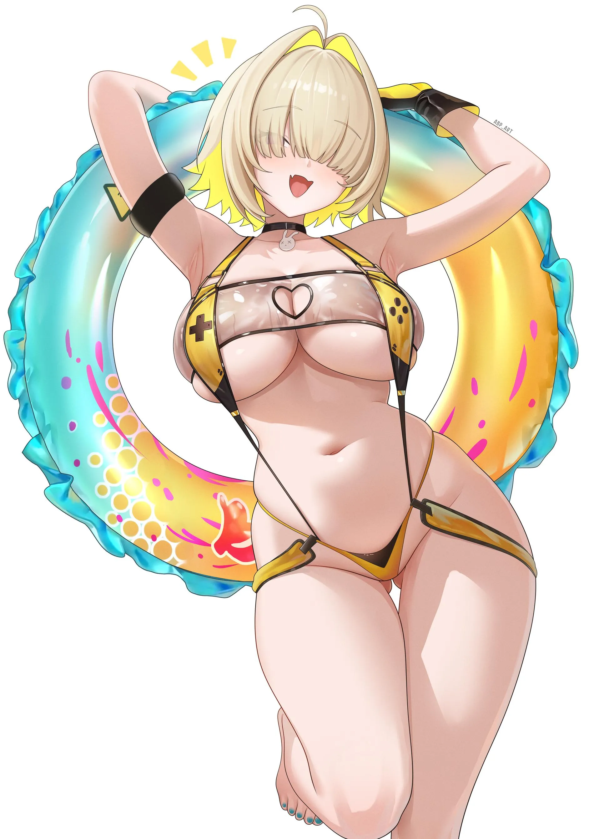 Elegg with swim ring (ABP_ART)