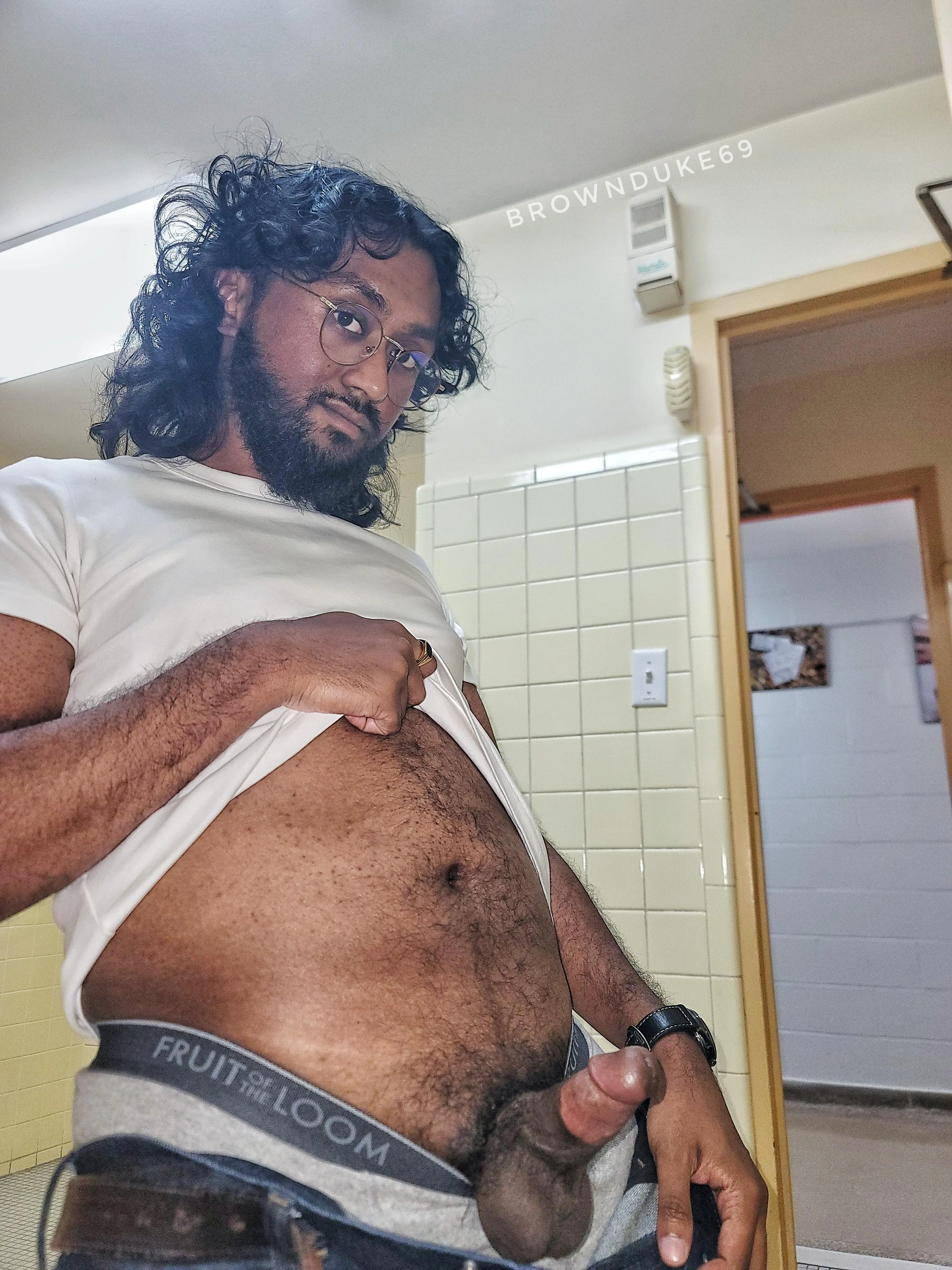 Letting my wavy hair down