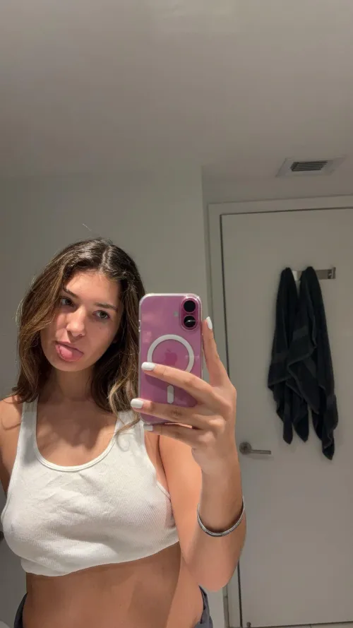 My nipples could cut a diamond right now..