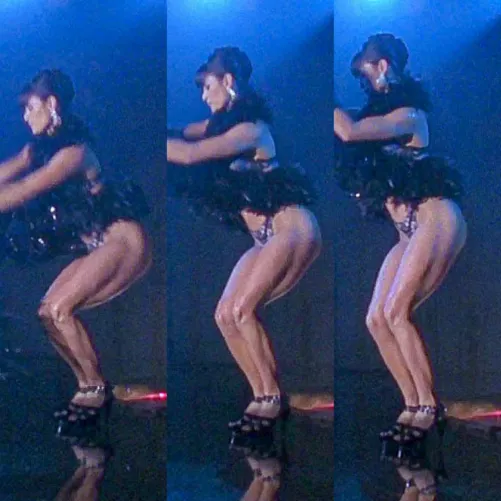 Showcasing her define thighs 🥵