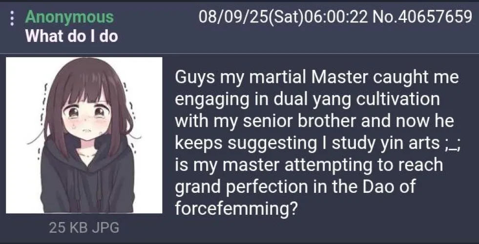 Anonette's master practices forbidden arts