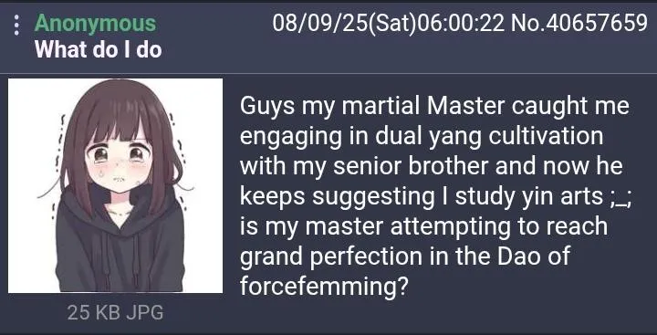 Anonette's master practices forbidden arts