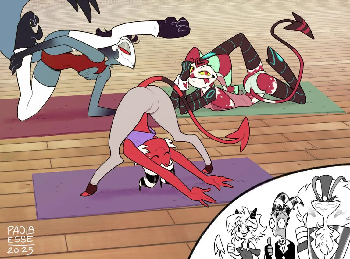 Bendy Bottoms (paolaessegraphics)