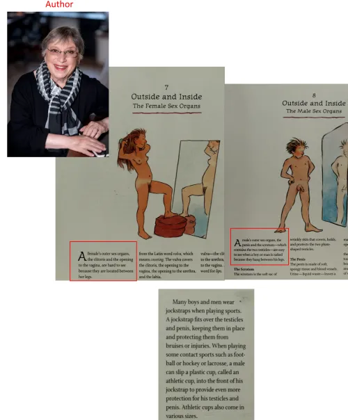 Book for teens by female author reminding them their testicles need protection