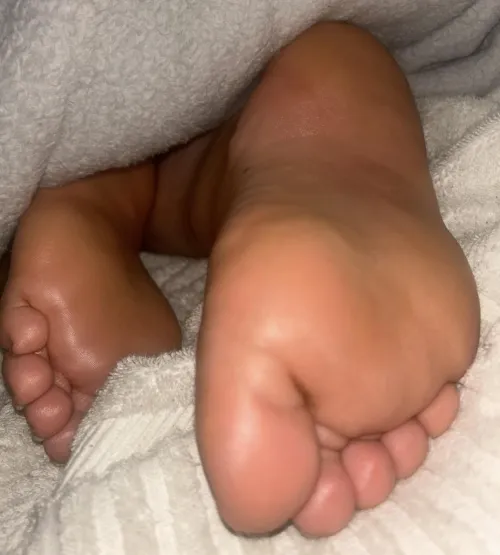 Can someone clean my sweaty feet with their tongue?