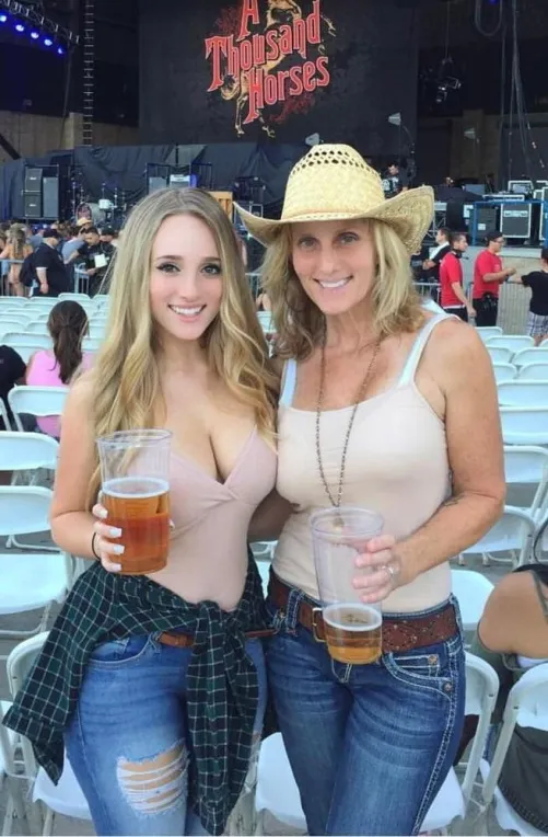 Cowgirl Mother & Daughter