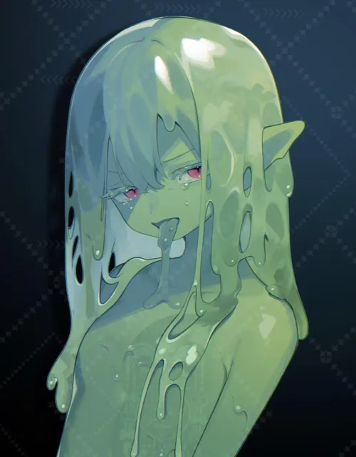 Cute slime girl