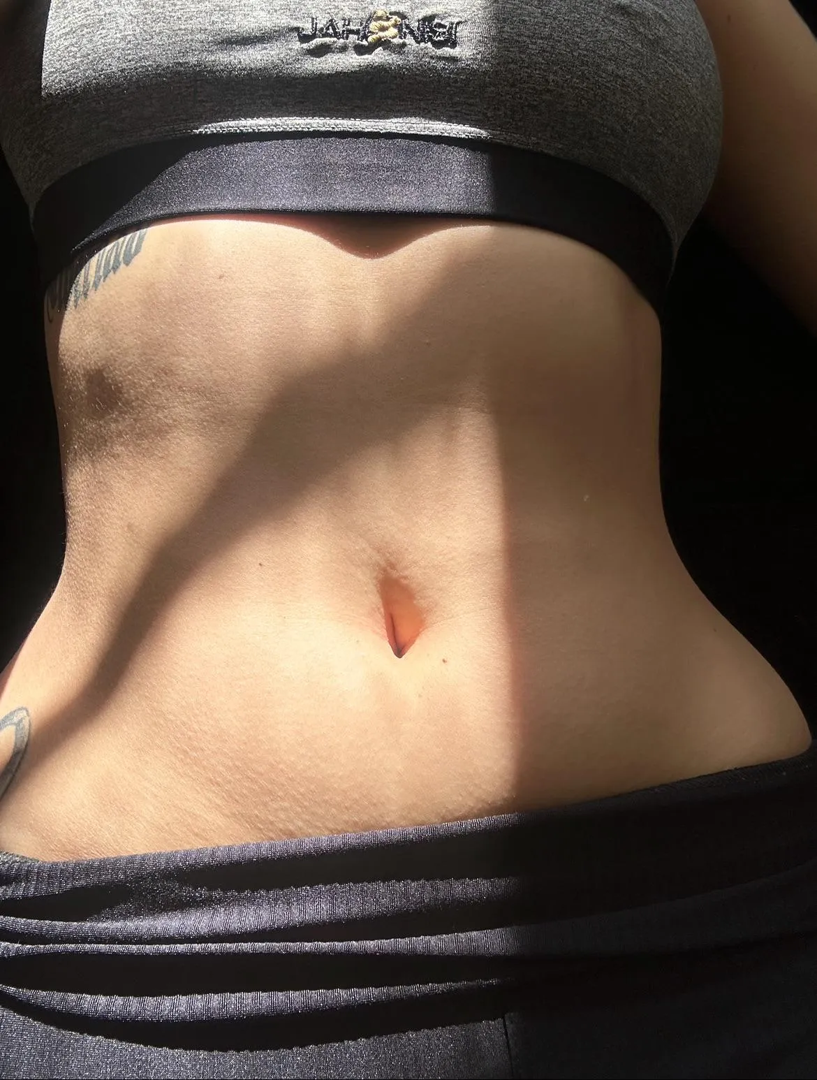 Do you want to play with my sweaty belly button?