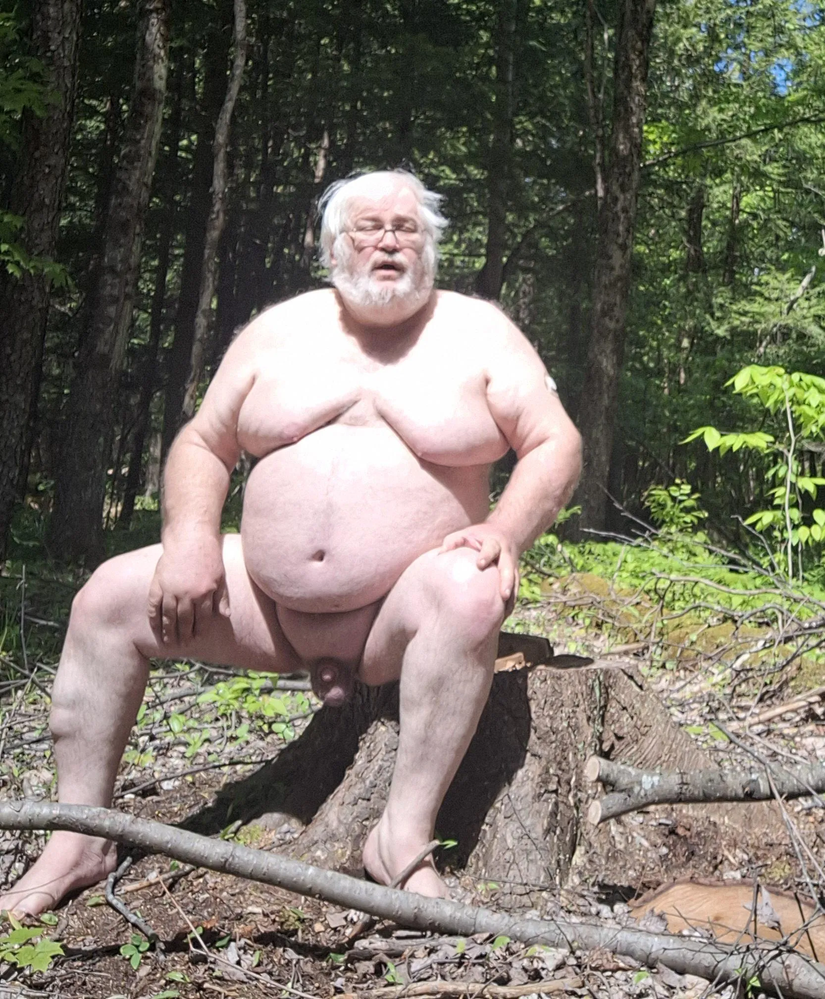 Enjoying nature again.