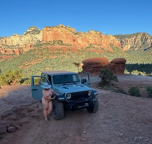 Exposed at Mushroom Rock 🍄😉