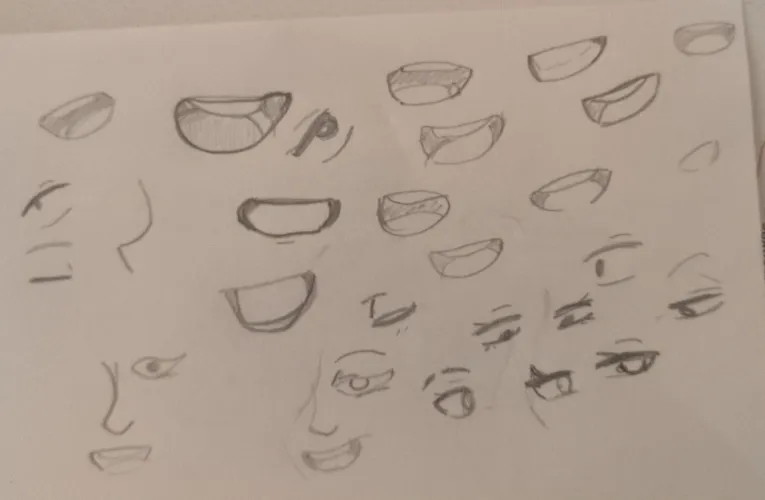 Eyes and mouths