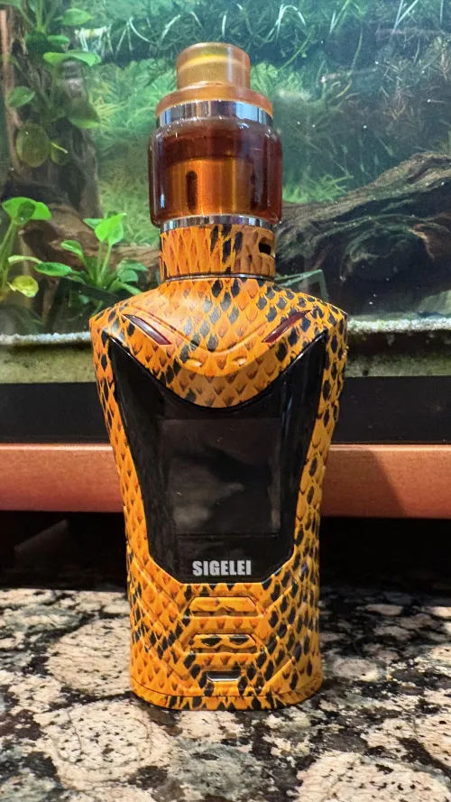 Finally got rid of disposables. This device is absolutely hideous, but it throws way more flavor than the pods I kept trying to use with no luck.