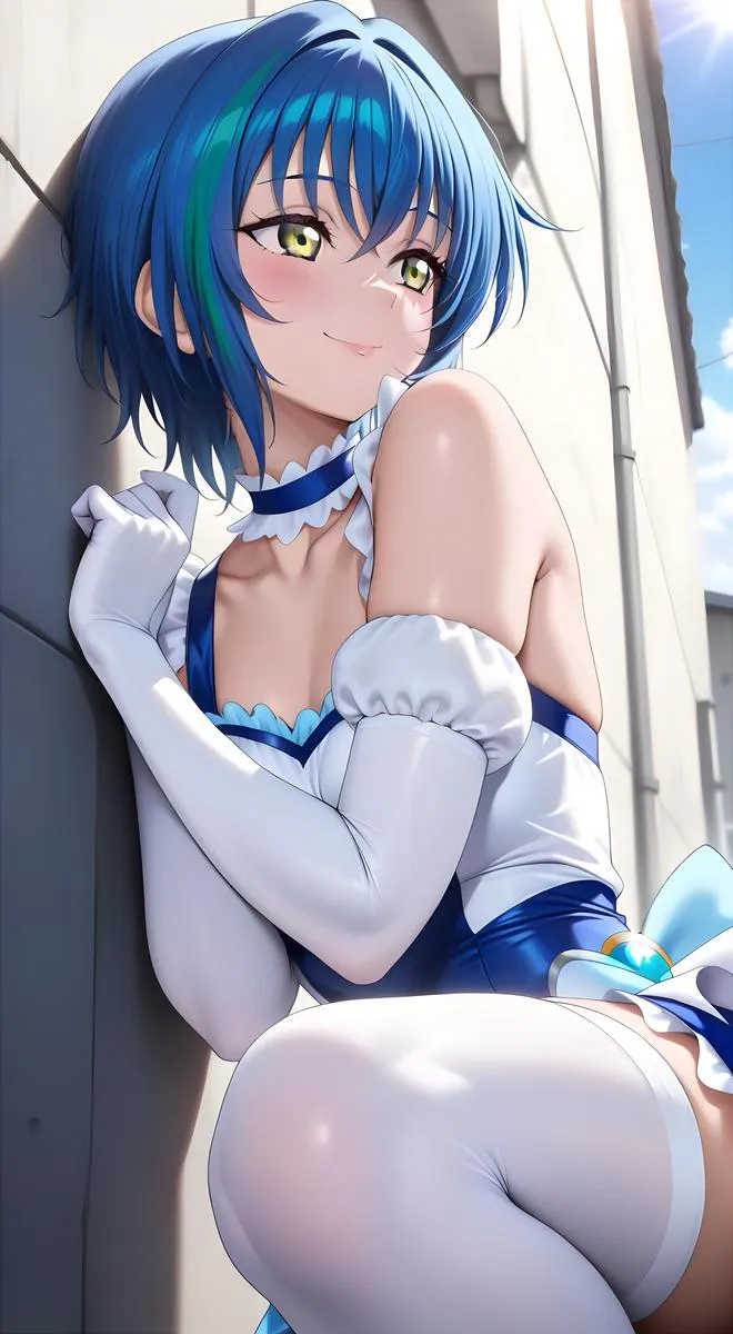 gentle beauty with a soft charm