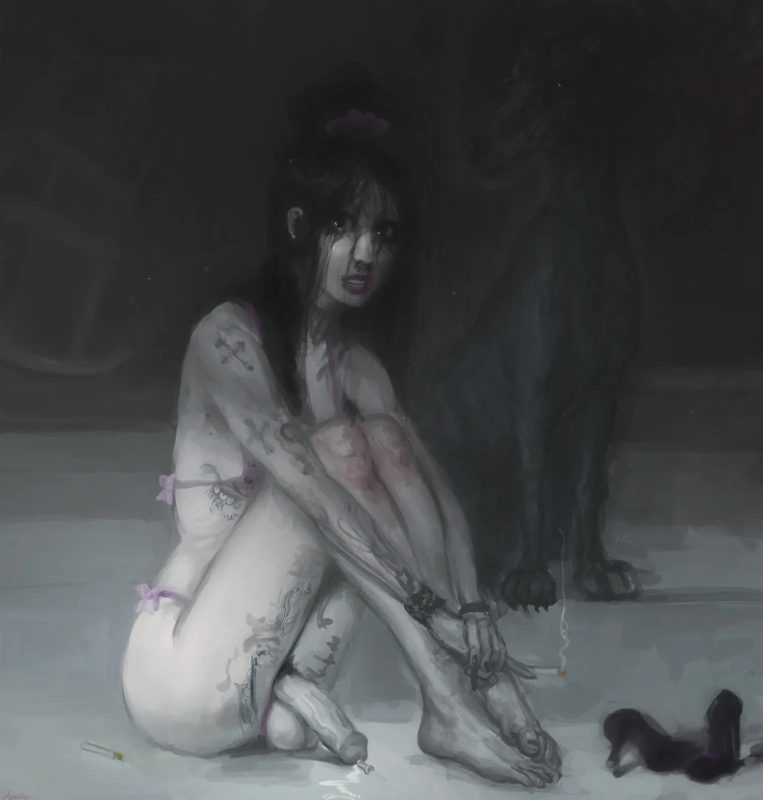 Greyhound by LovelySquishyThings