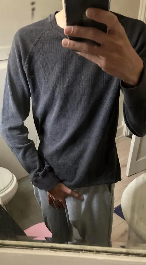 Hanging thick first thing in the morning…