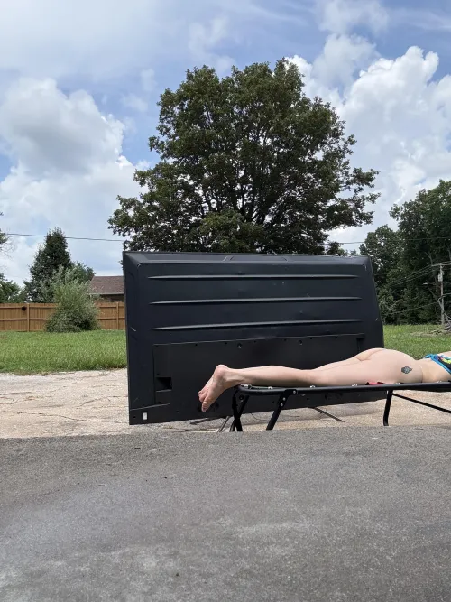 How I had to tan at home