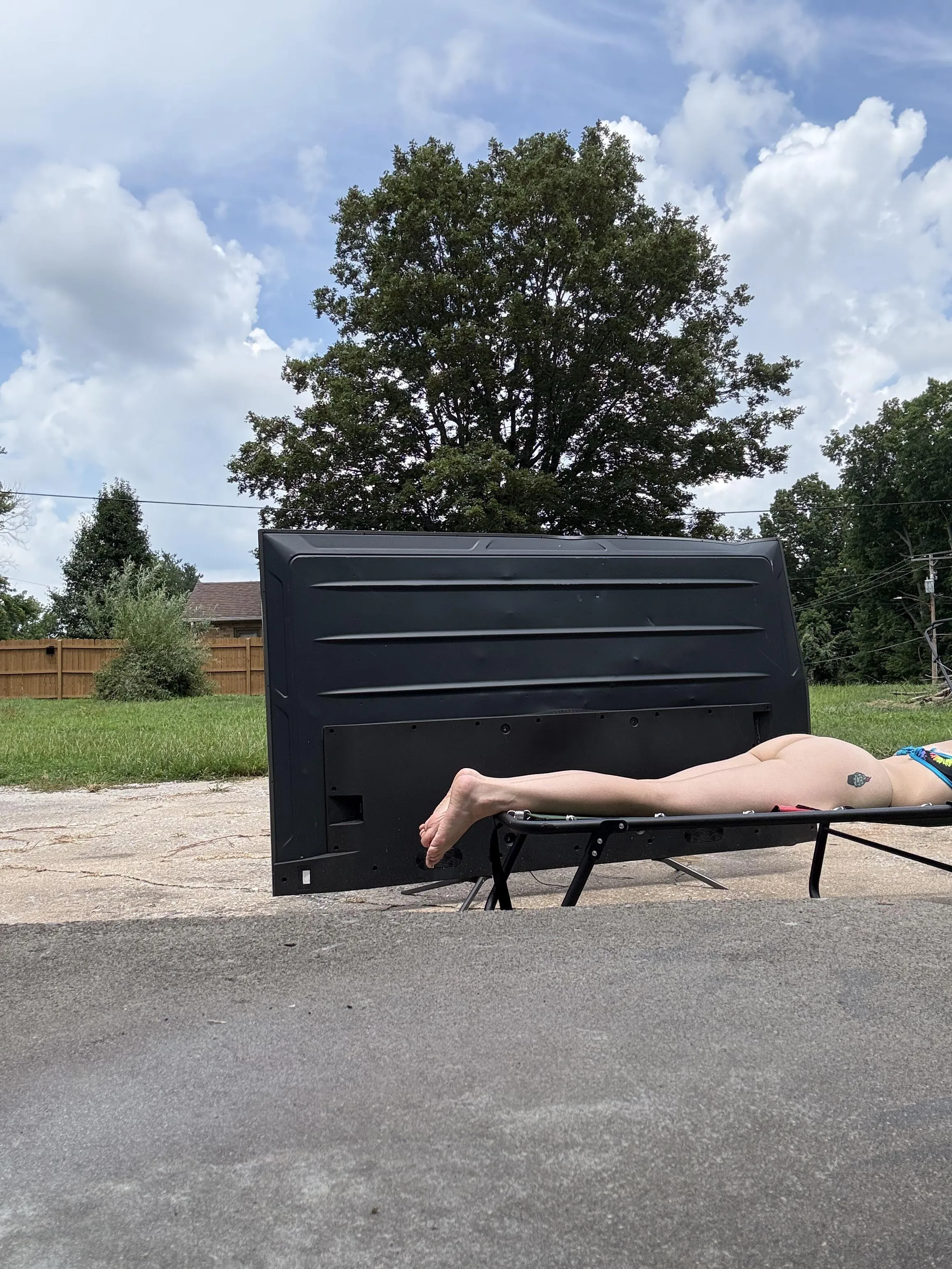 How I had to tan at home