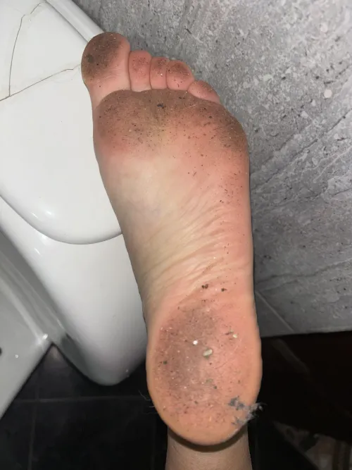 I need you to eat all my dirt and then some massages on my soles