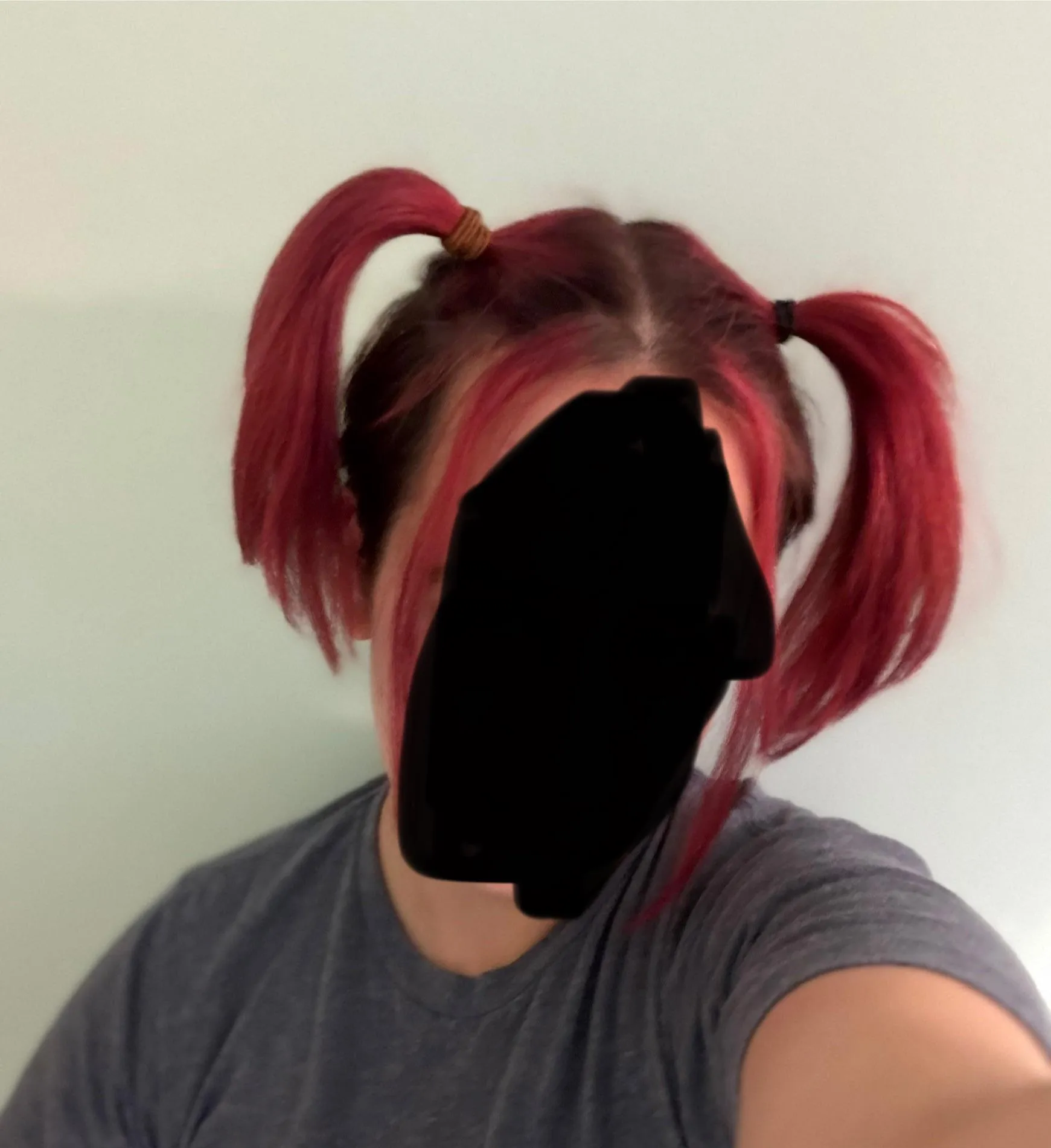 I’m working on finding my little space by myself and I did pigtails for the first time since I chopped my hair 4 years ago and it made me so happy!