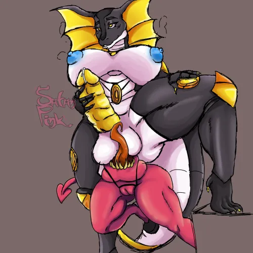 {image} Demon girl being eaten